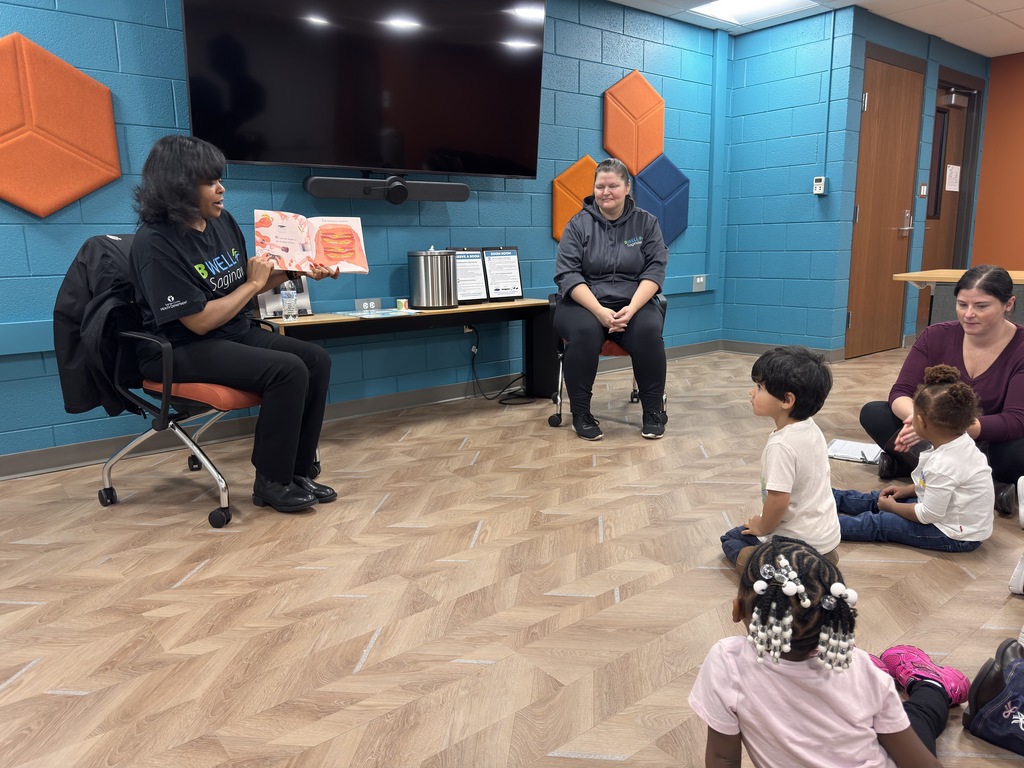 Saginaw County Health Department hosting a wellness lesson on handwashing. 
