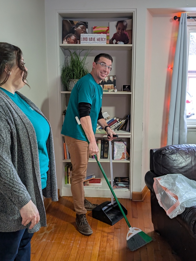 Matt was the designated top shelf reacher