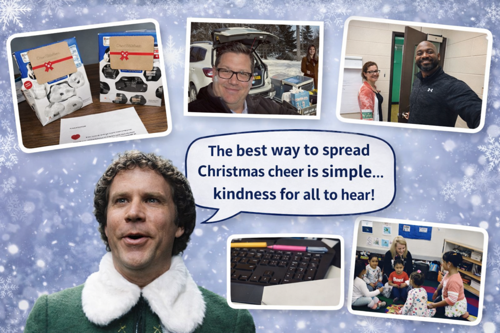“The best way to spread Christmas cheer is simple… kindness for all to hear!” Small acts. Big hearts. SISD spirit in action.