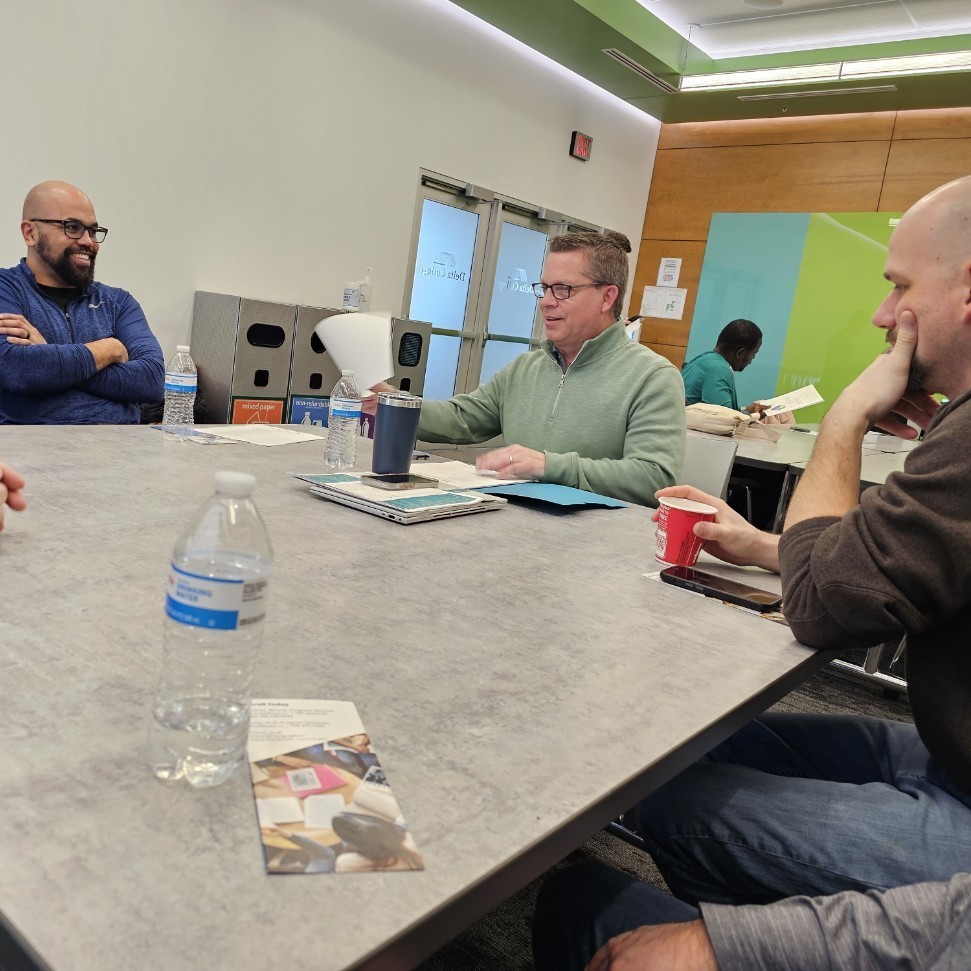 Dave Krantz with students