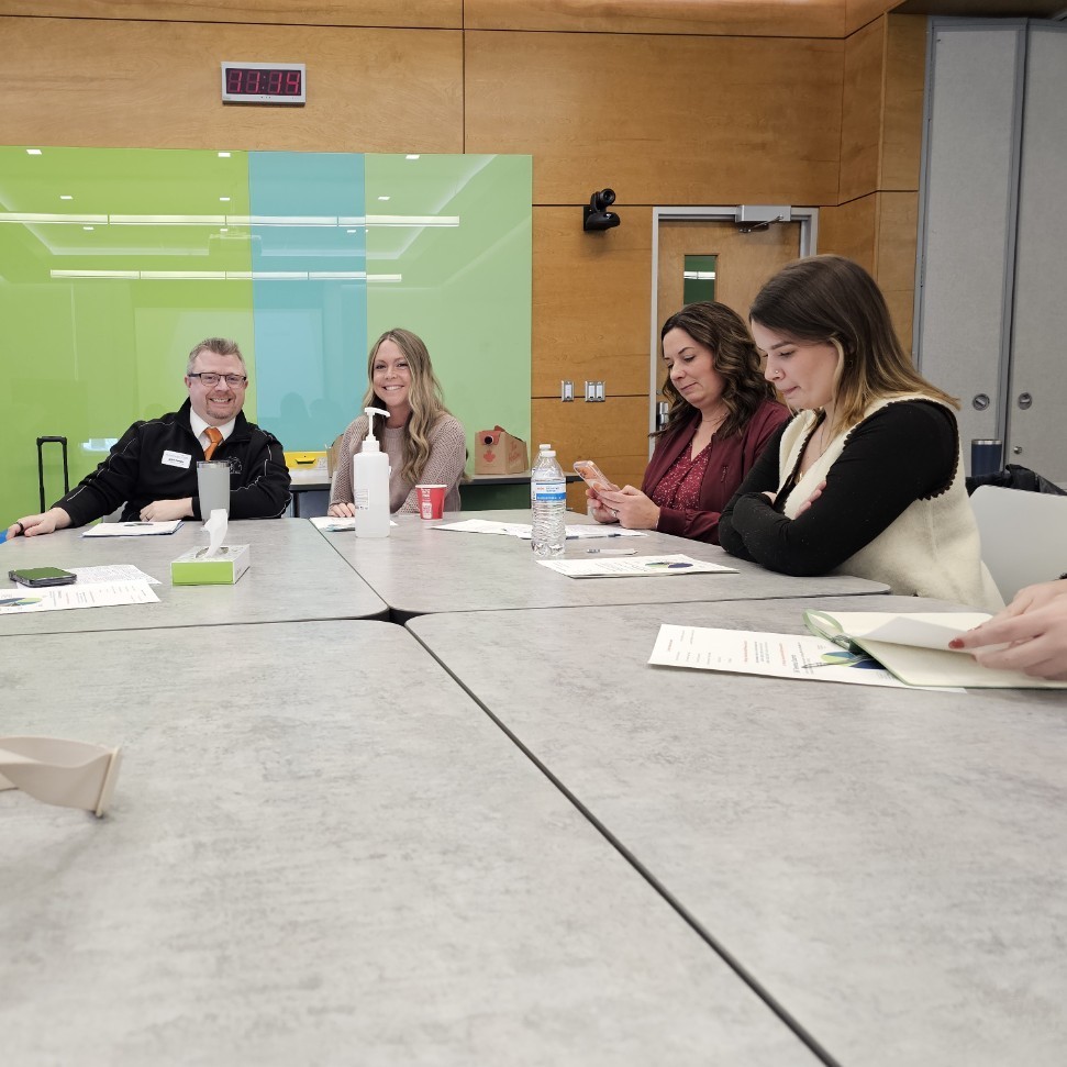 Scott Sawyer, Tammy Cavendish and students