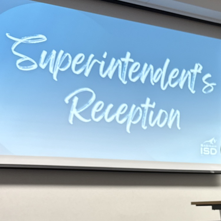 Superintendent’s Reception offer a warm welcome.