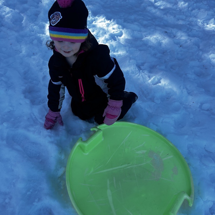 sledding