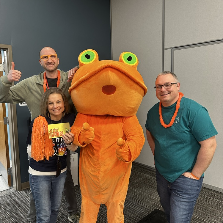 With spark at Orange Frog training
