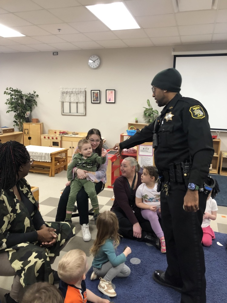 Our visit from Deputy Garth. 