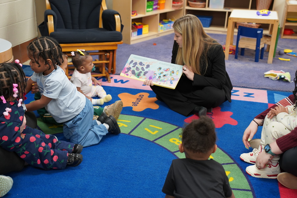 class photo of reading month