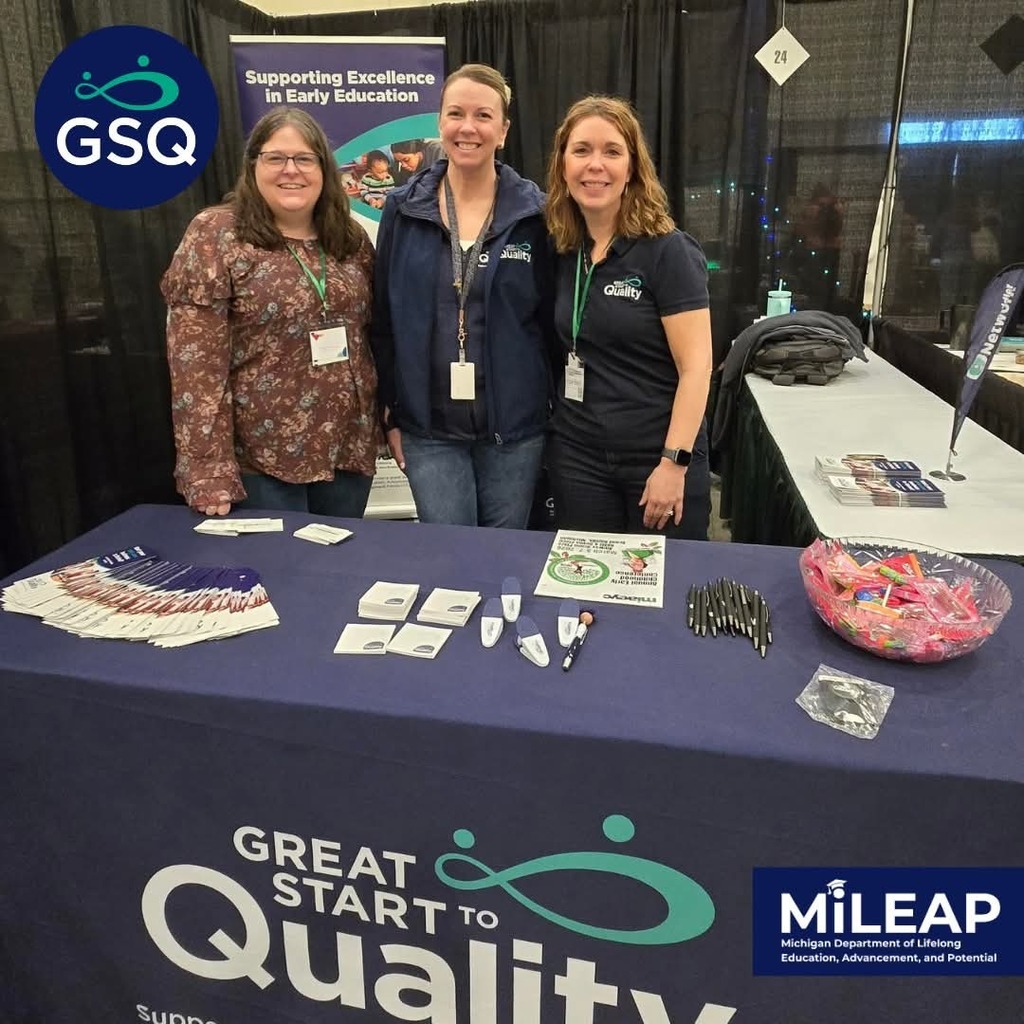 Julie volunteering at the statewide GSQ table