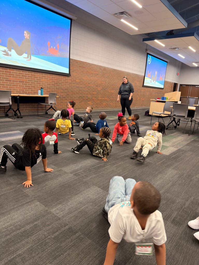 Students working on outreach lesson with Health Department.