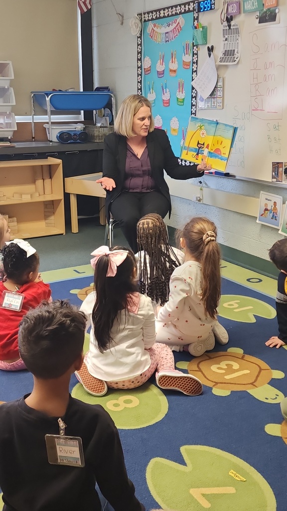 We loved reading Pete the Cat with Erin!