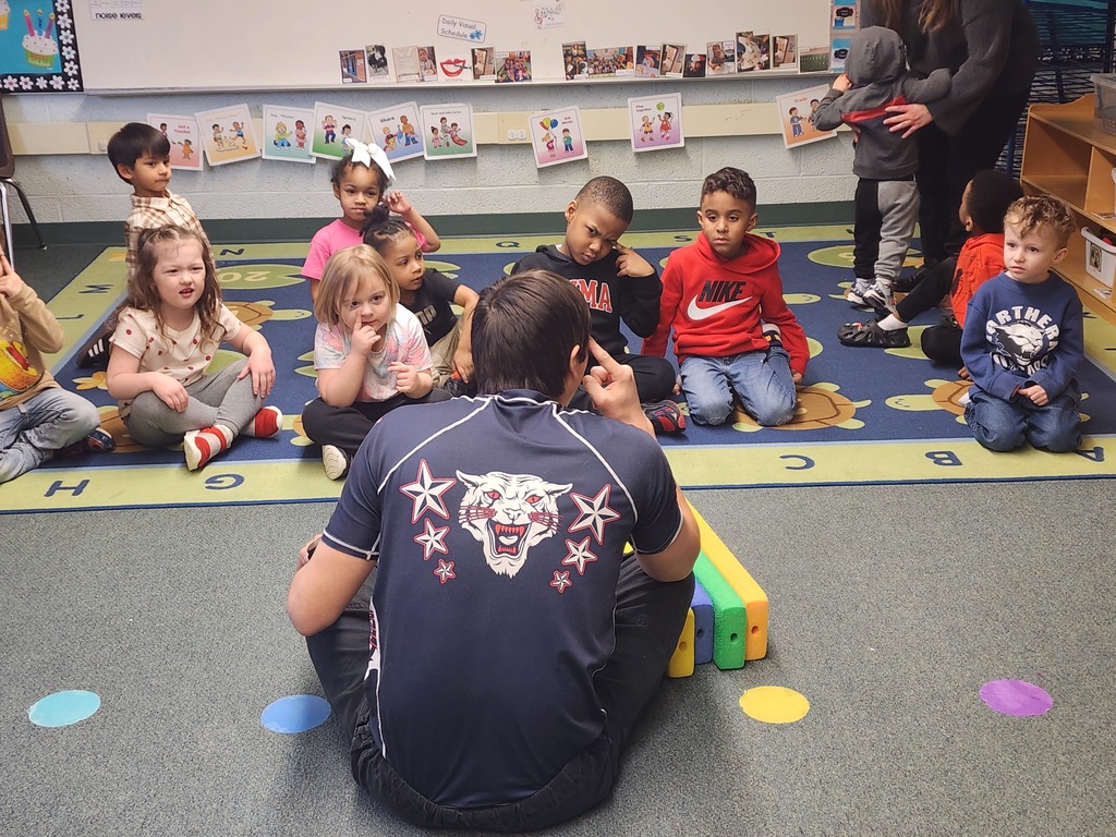 Focusing our eyes on the coach let's him know your ready and listening.