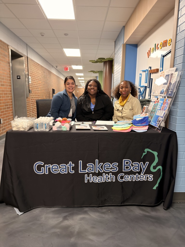 Great Lakes Bay Health Centers visiting Jerome. 