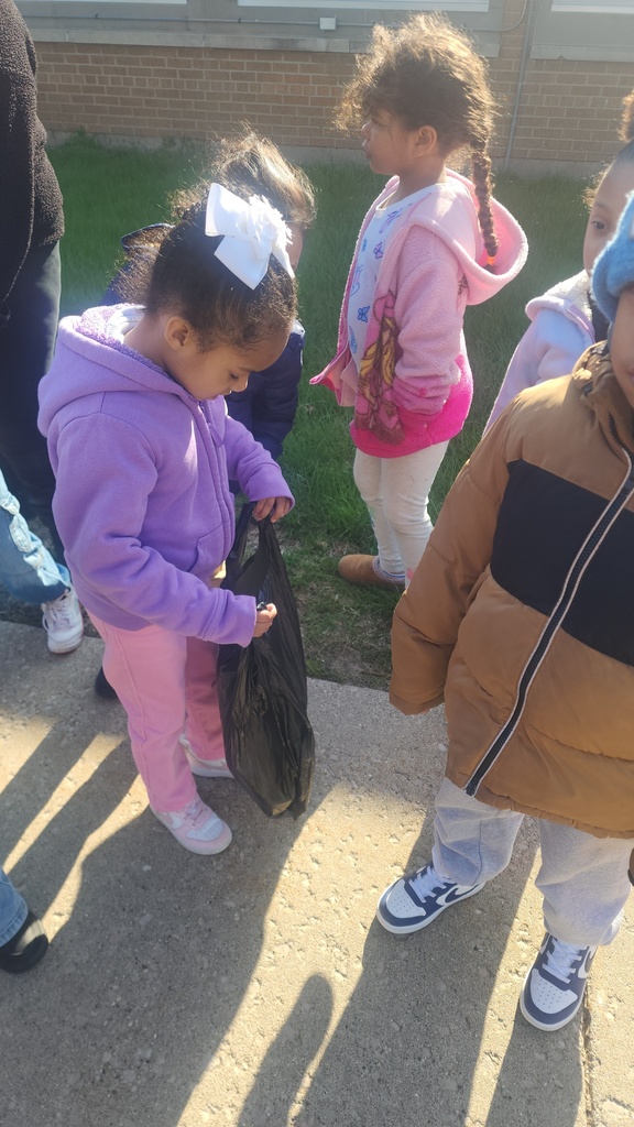 We picked up a whole bag of trash and the kiddos enjoyed every minute of it!