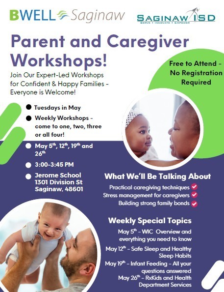 Workshop flyer with event information. 