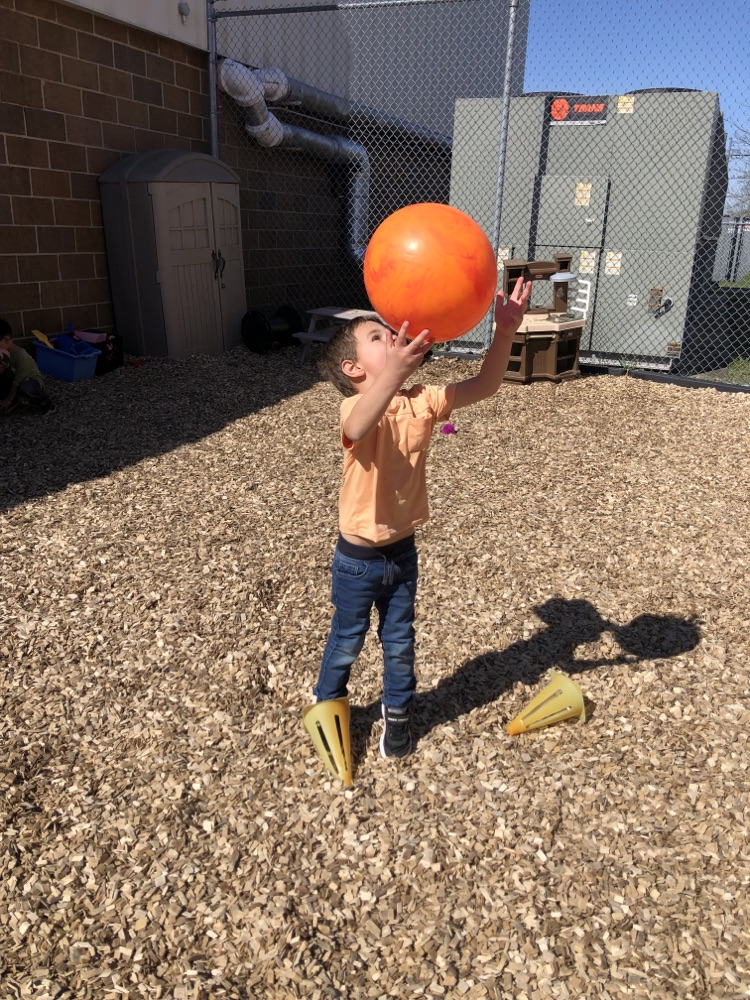 Having fun with balls! 