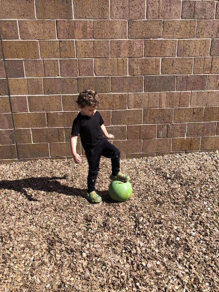 Having fun with balls! 