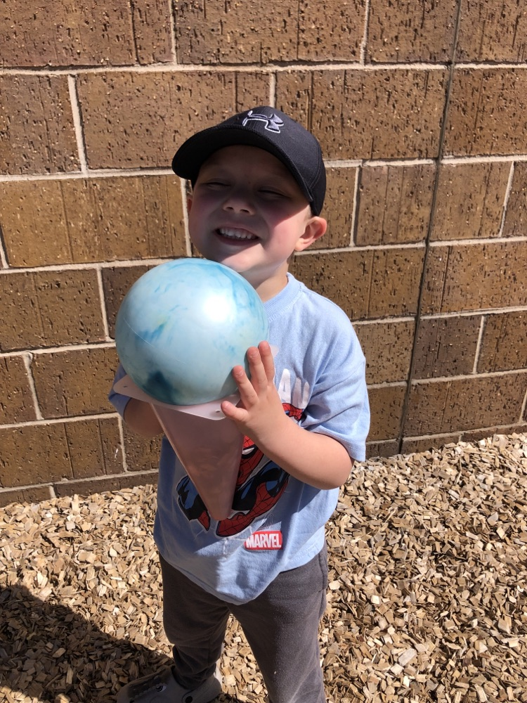 Having fun with balls! 