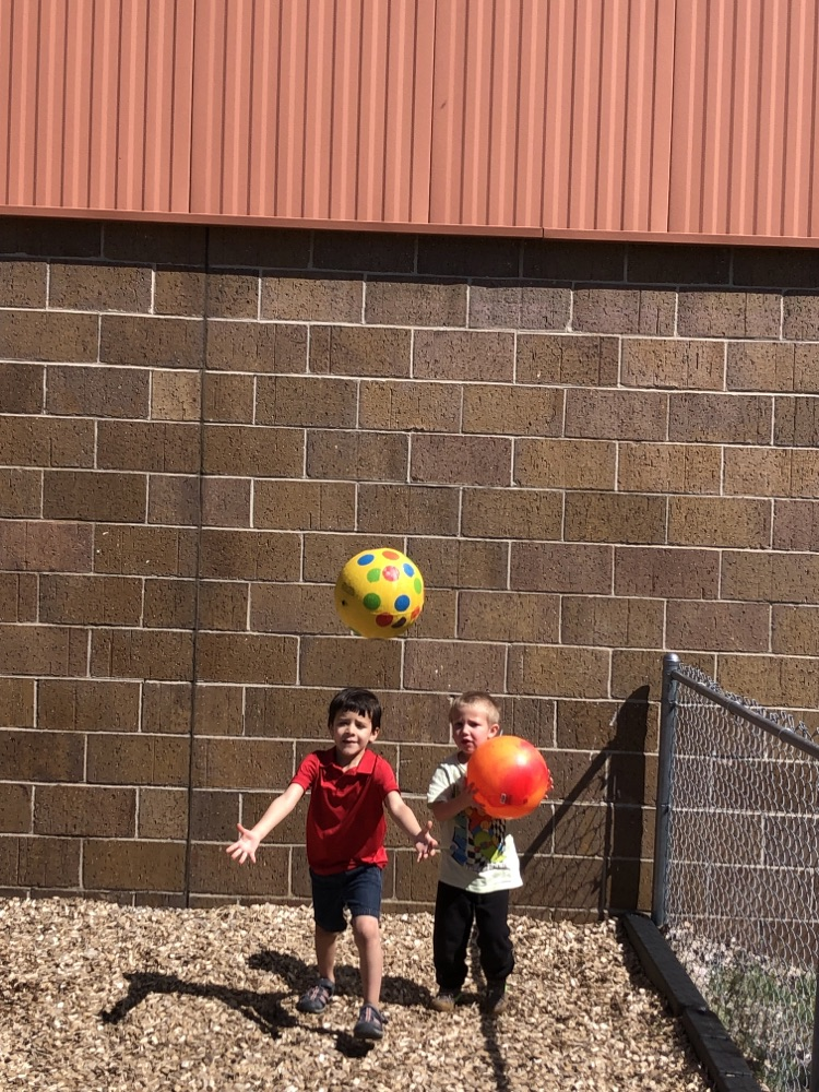 Having fun with balls! 