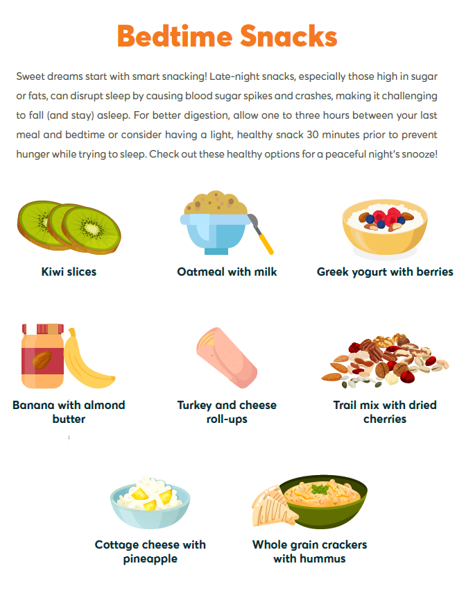 Bedtime Snacks Flyer