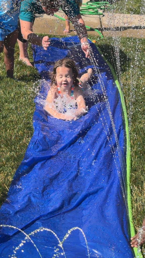 Jerome EHS class 102 & 103 enjoying fun in the sun with a little slip and slide :) 