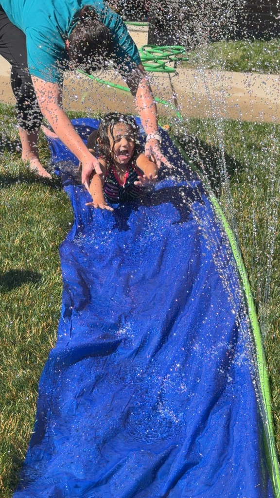 Jerome EHS class 102 & 103 enjoying fun in the sun with a little slip and slide :) 
