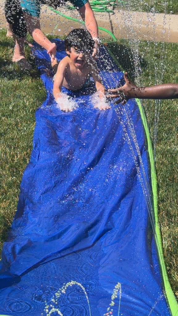 Jerome EHS class 102 & 103 enjoying fun in the sun with a little slip and slide :) 