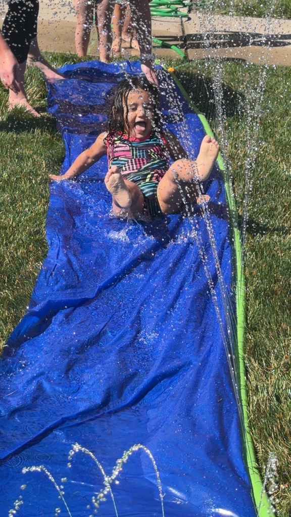 Jerome EHS class 102 & 103 enjoying fun in the sun with a little slip and slide :) 