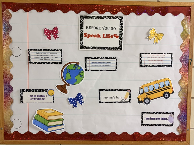 our class bulletin board