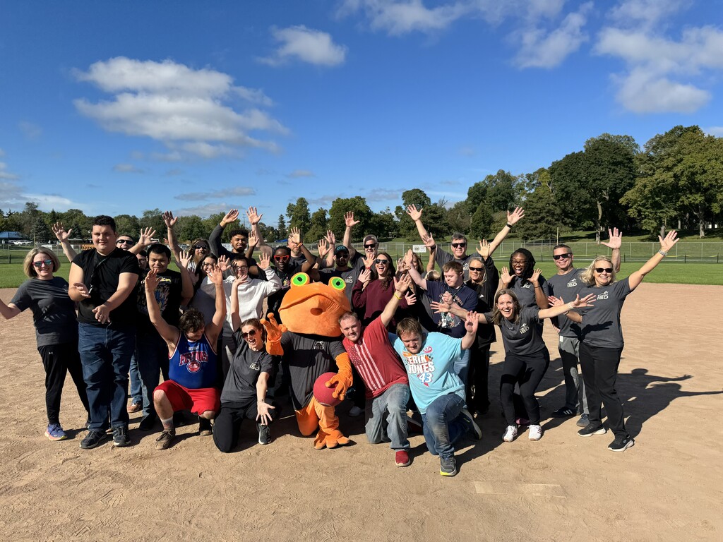 group photo kickball