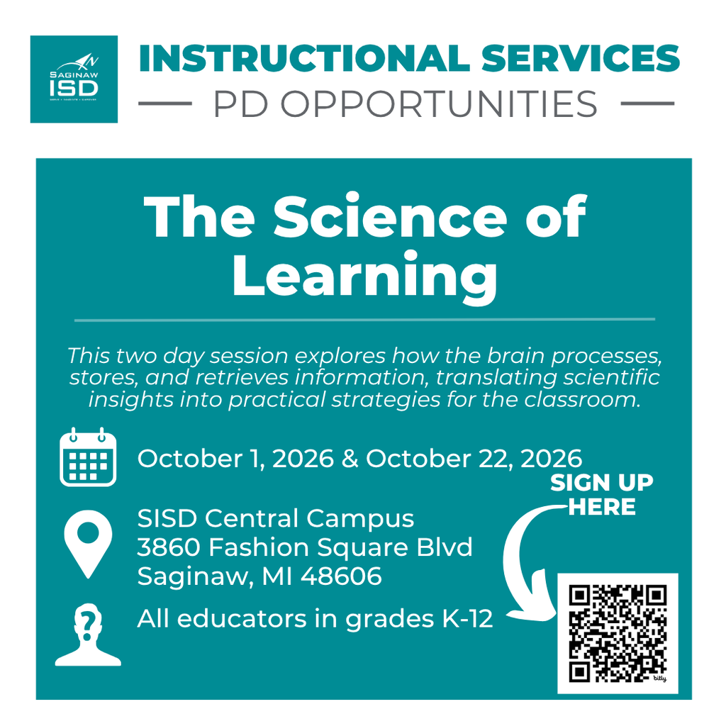 Flyer of professional learning