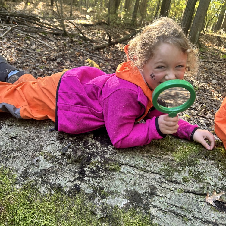 using observation tools in the woods