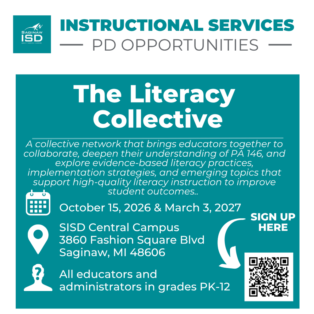 Flyer of professional learning
