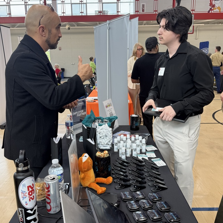 SISD Executive Director of Finance connecting with students