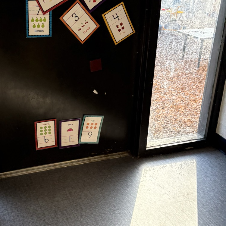 magnet on wall