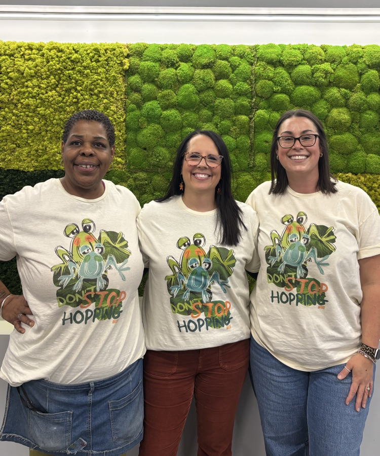 Coworkers in matching t-shirts