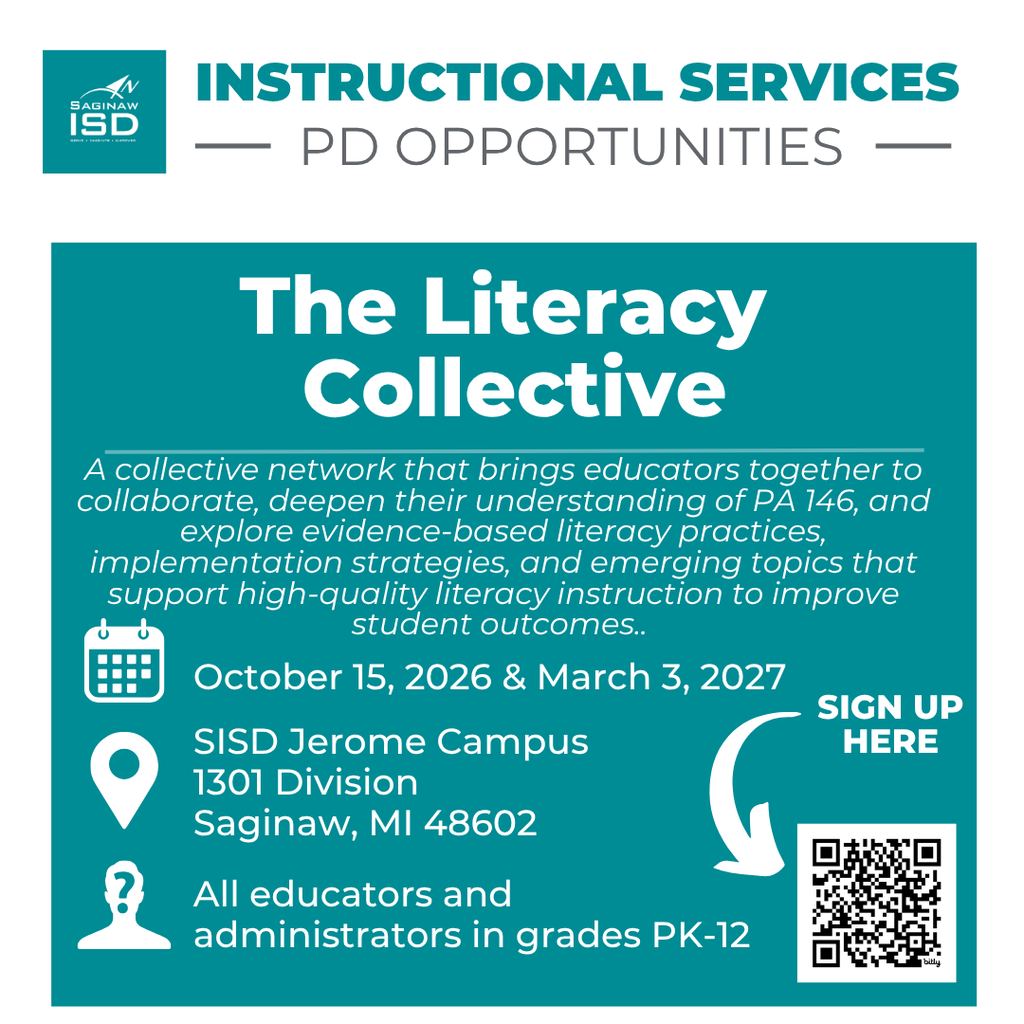 Flyer of professional learning