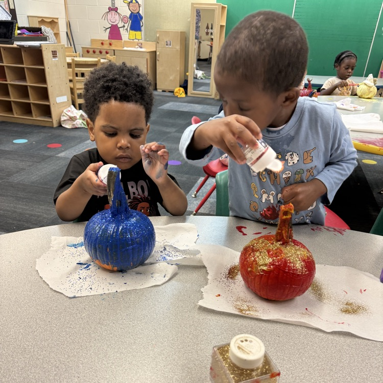 Glitter Pumpkins! 
