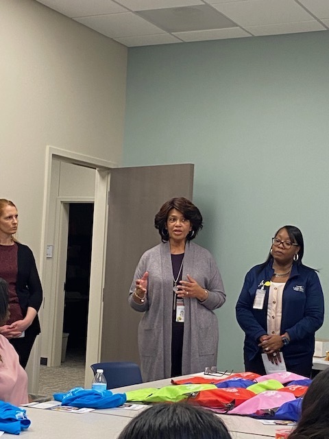 GLBH staff person talking about her program