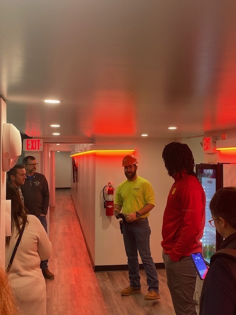 Spence Brothers superintendent speaking on the construction process