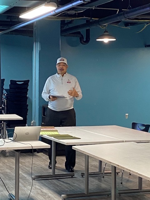 Jimmy Greene with the Memorial Cup