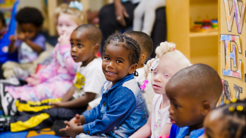 Children in classroom