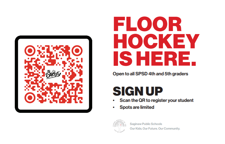 QR code for floor hockey registration