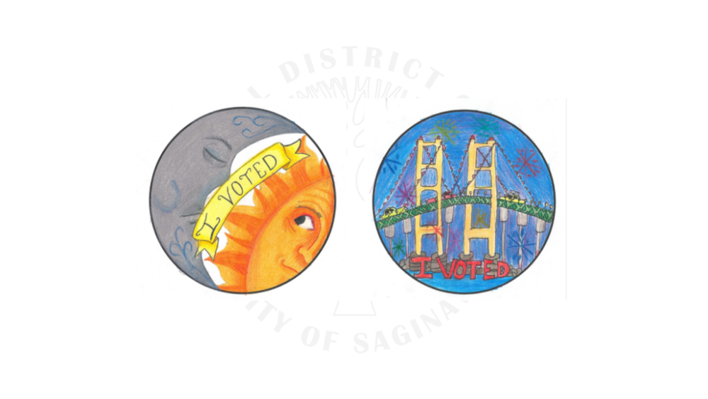 I voted sticker contest entries