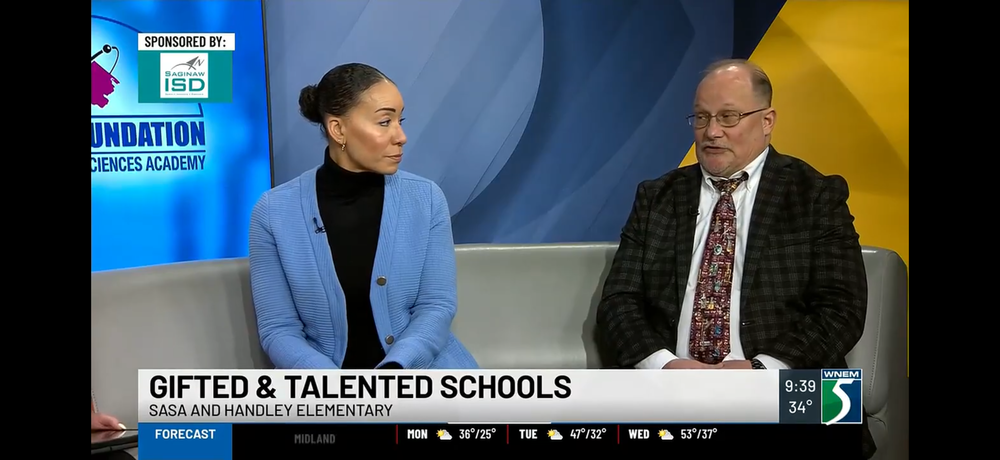 Principals from SASA and Handley on set for TV-5 interview