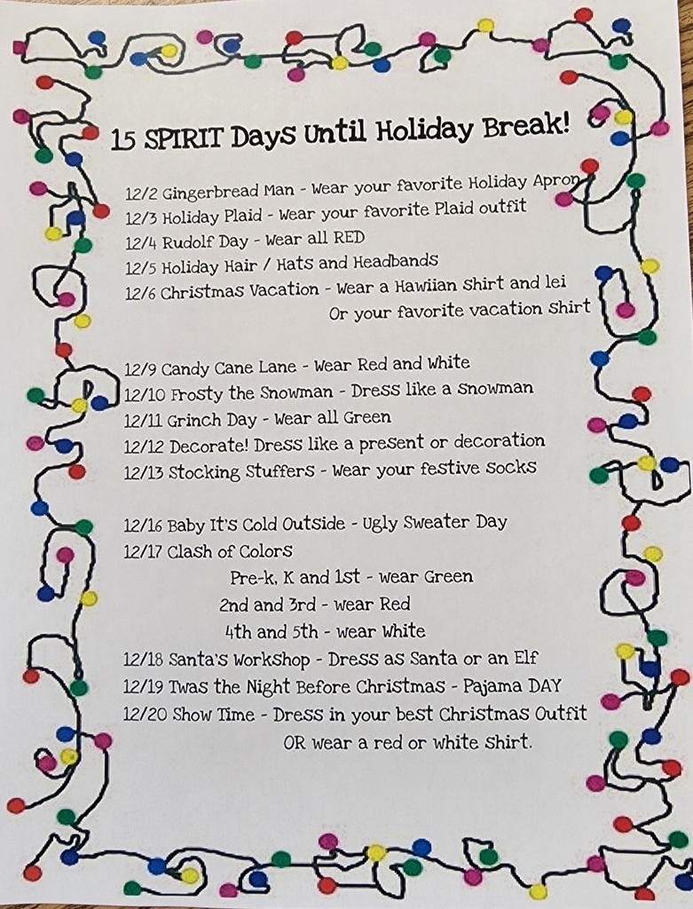 Spirit Days