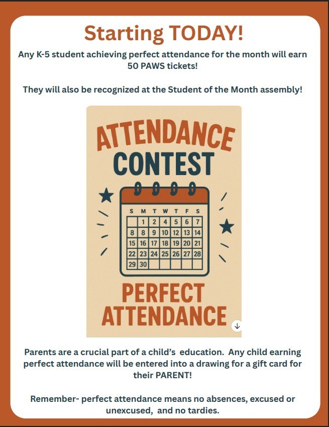 Attendance Announcement