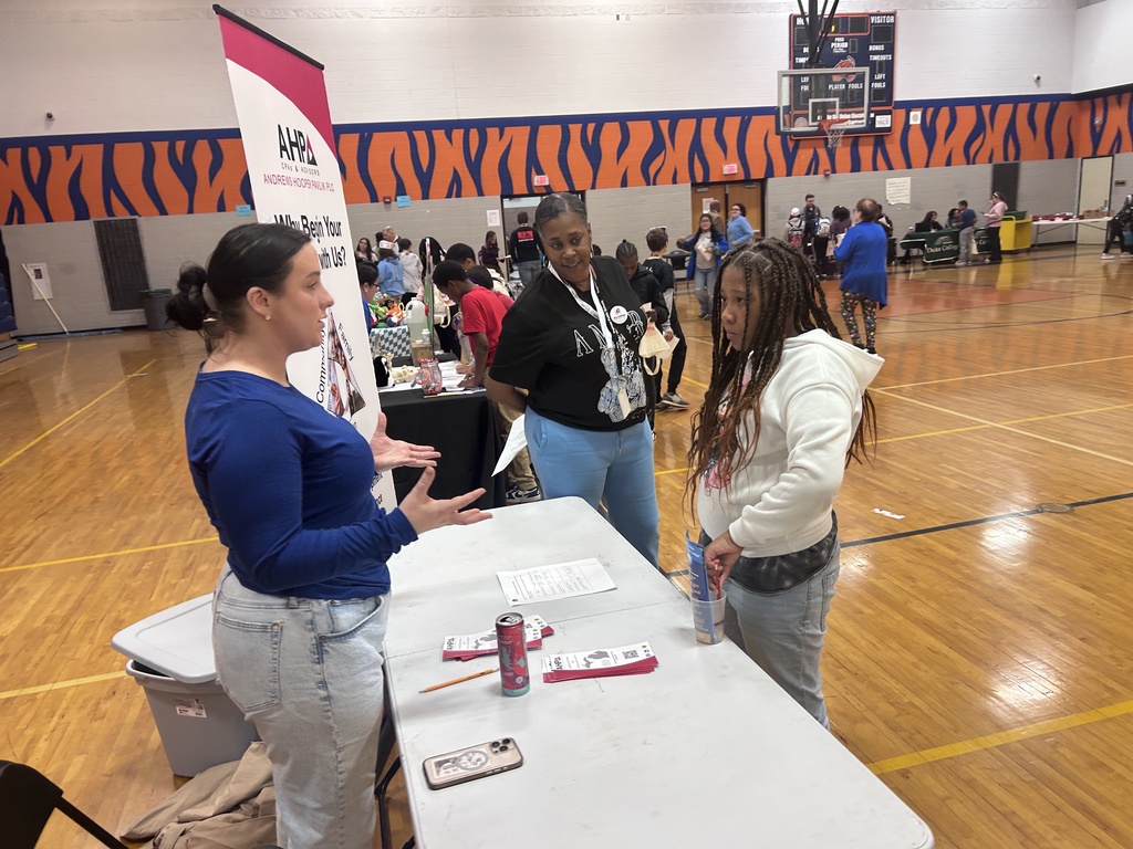 Students at College and Career Fair
