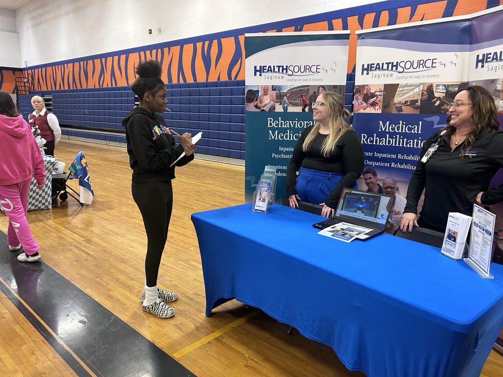 Students at College and Career Fair