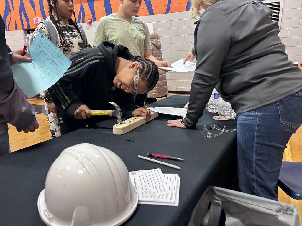 Students at College and Career Fair