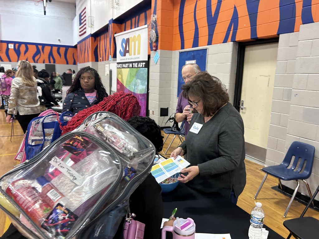 Students at College and Career Fair