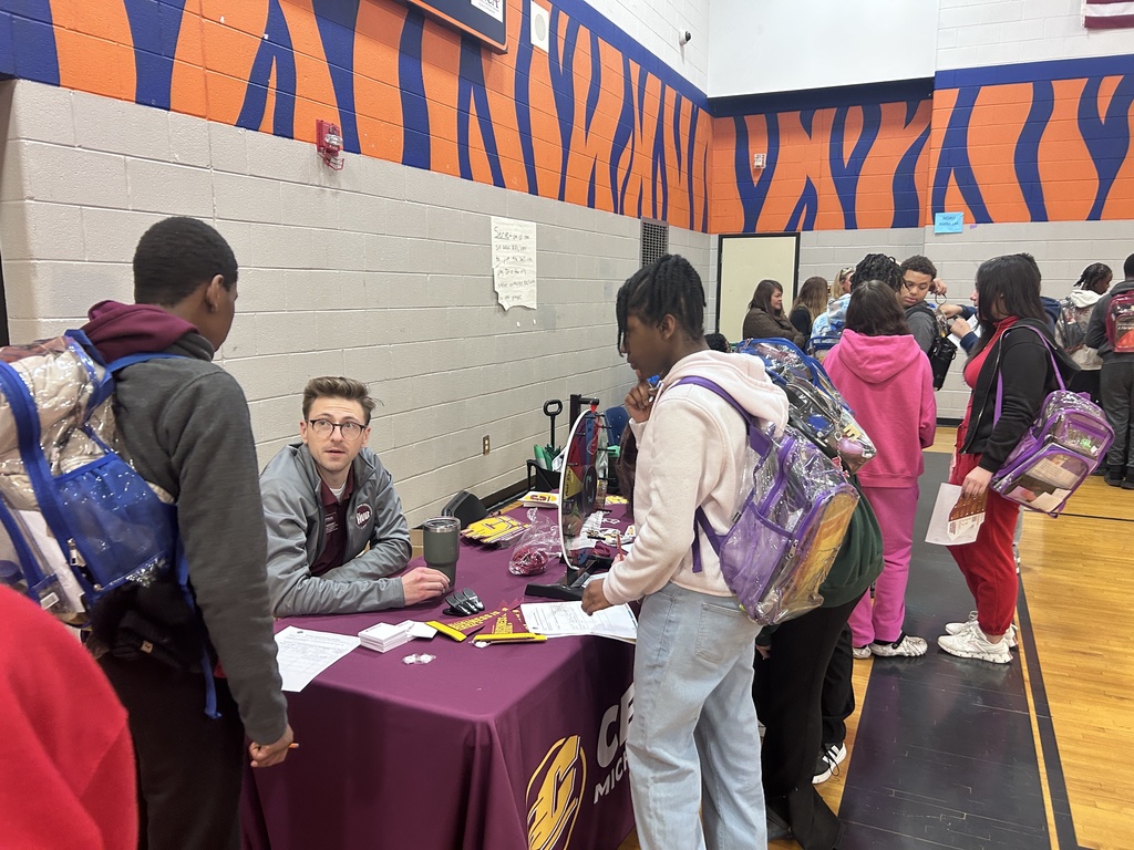 Students at College and Career Fair